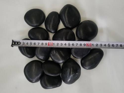 VOOYA HOME 20 lbs White River Stones, 1-2 Inch Polished Pebbles, Natural Decorative Rocks for Garden and Home